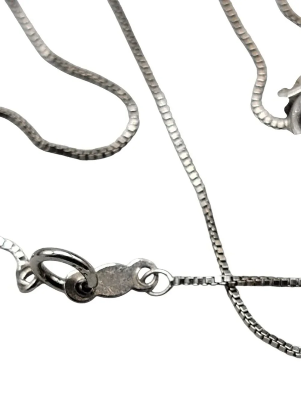 D India 925 Diamond Heart Pendant Necklace Sterling Silver 18